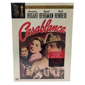 Casablanca 2 Disc Special Edition DVD New Sealed Humphrey Bogart Ingrid Bergman